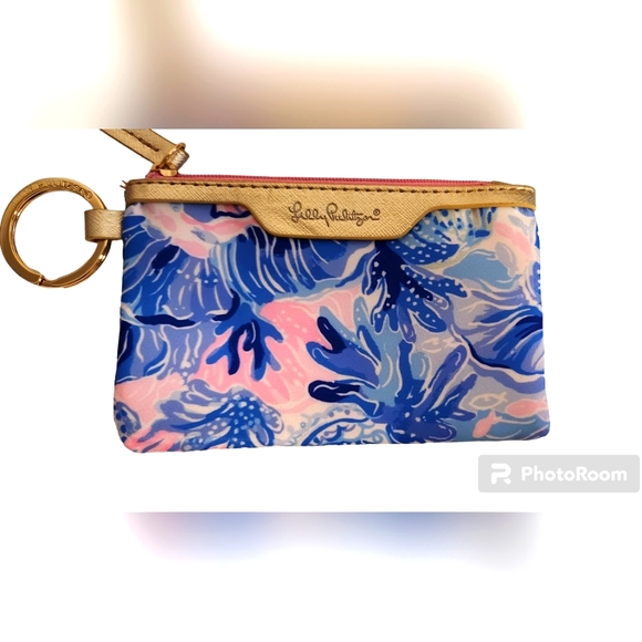 NWOT Lilly Pulitzer ID Holder wallet with keychain. - Picture 2 of 9